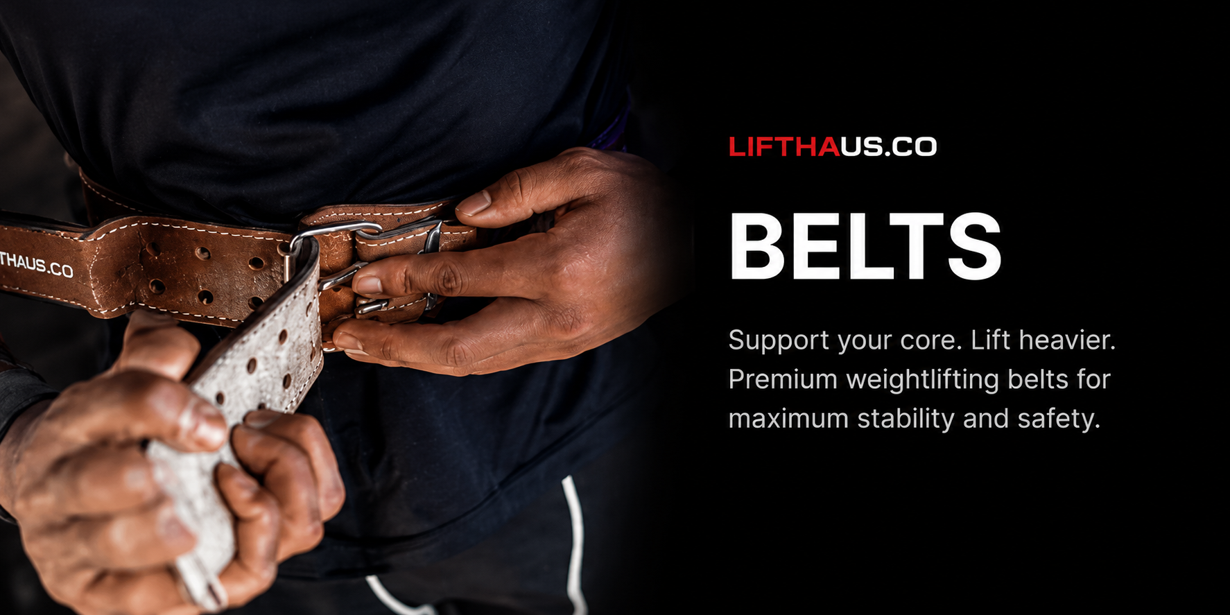 Home weightlifting belt